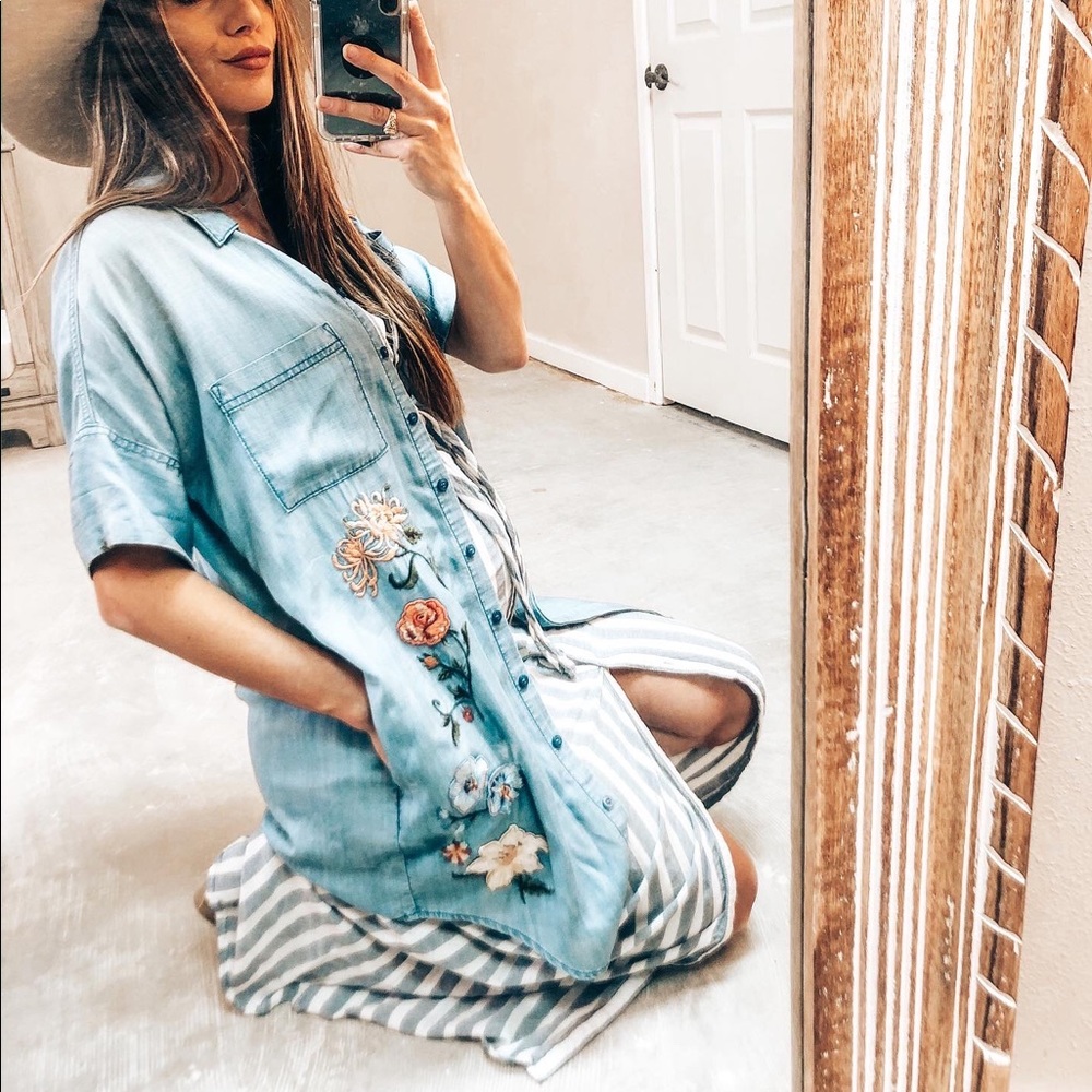 Driftwood Floral Dress/Cardigan